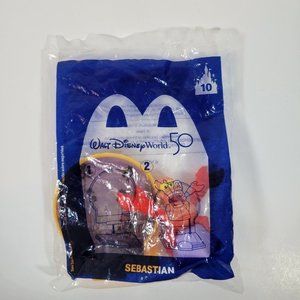 Sealed~ Little Mermaid Sebastian Walt Disney World 50th Anniversary McDonald’s A